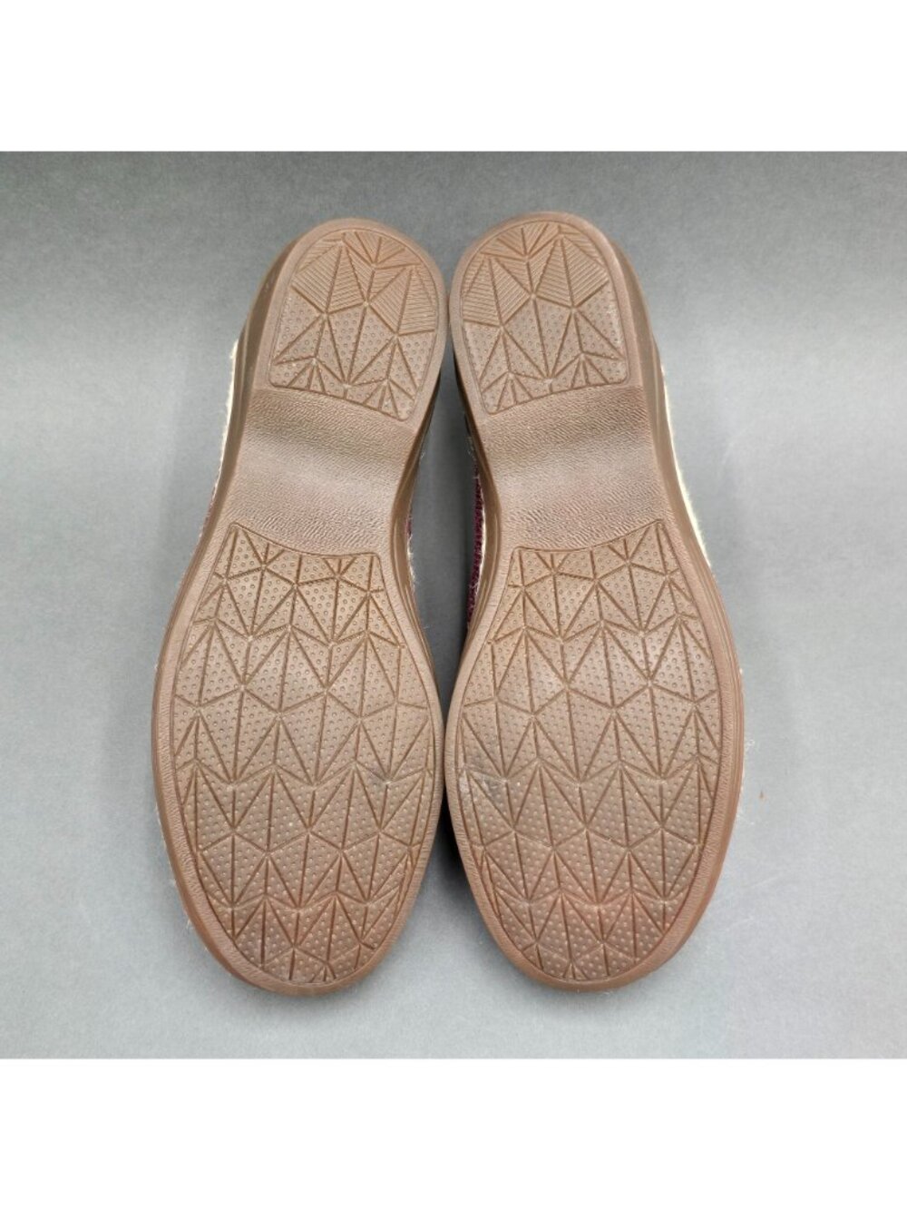 Revitalign Ojai Tweed Back-Strap Clog Wine Berry Canvas Comfort Shoes Size 7.5 - Picture 7 of 10
